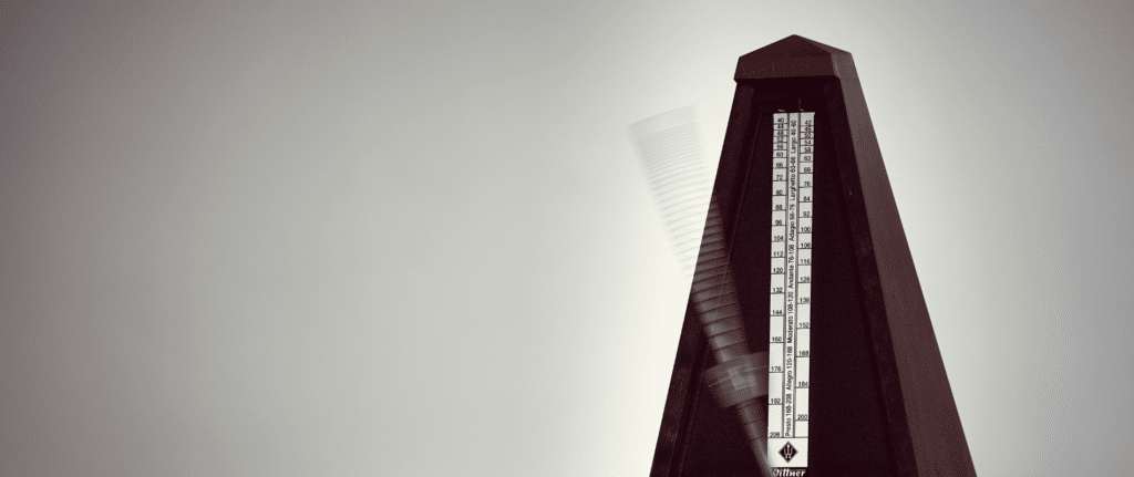 old fashioned metronome